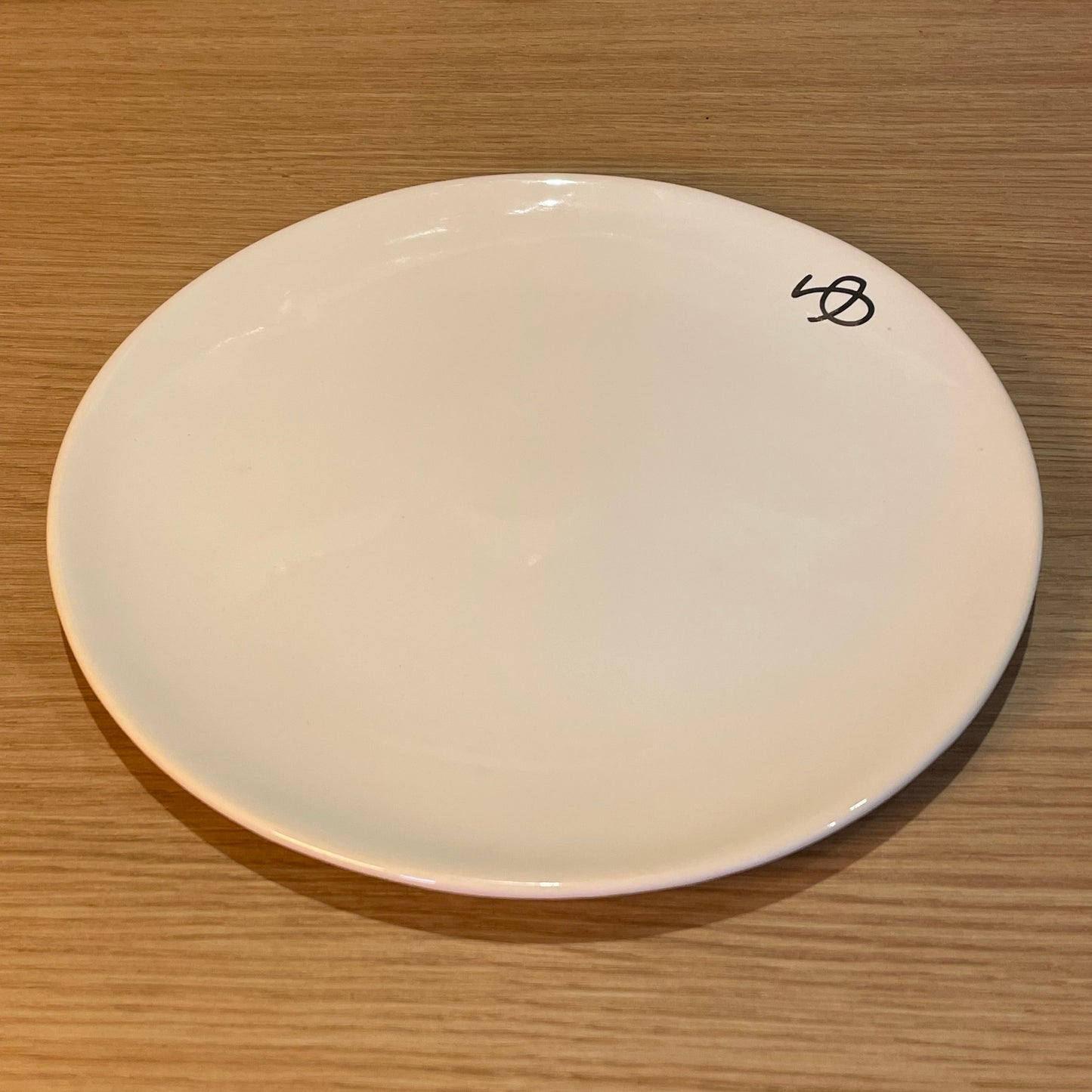 Duży Biały Talerz – Majolika Nieborów x Yukarinko