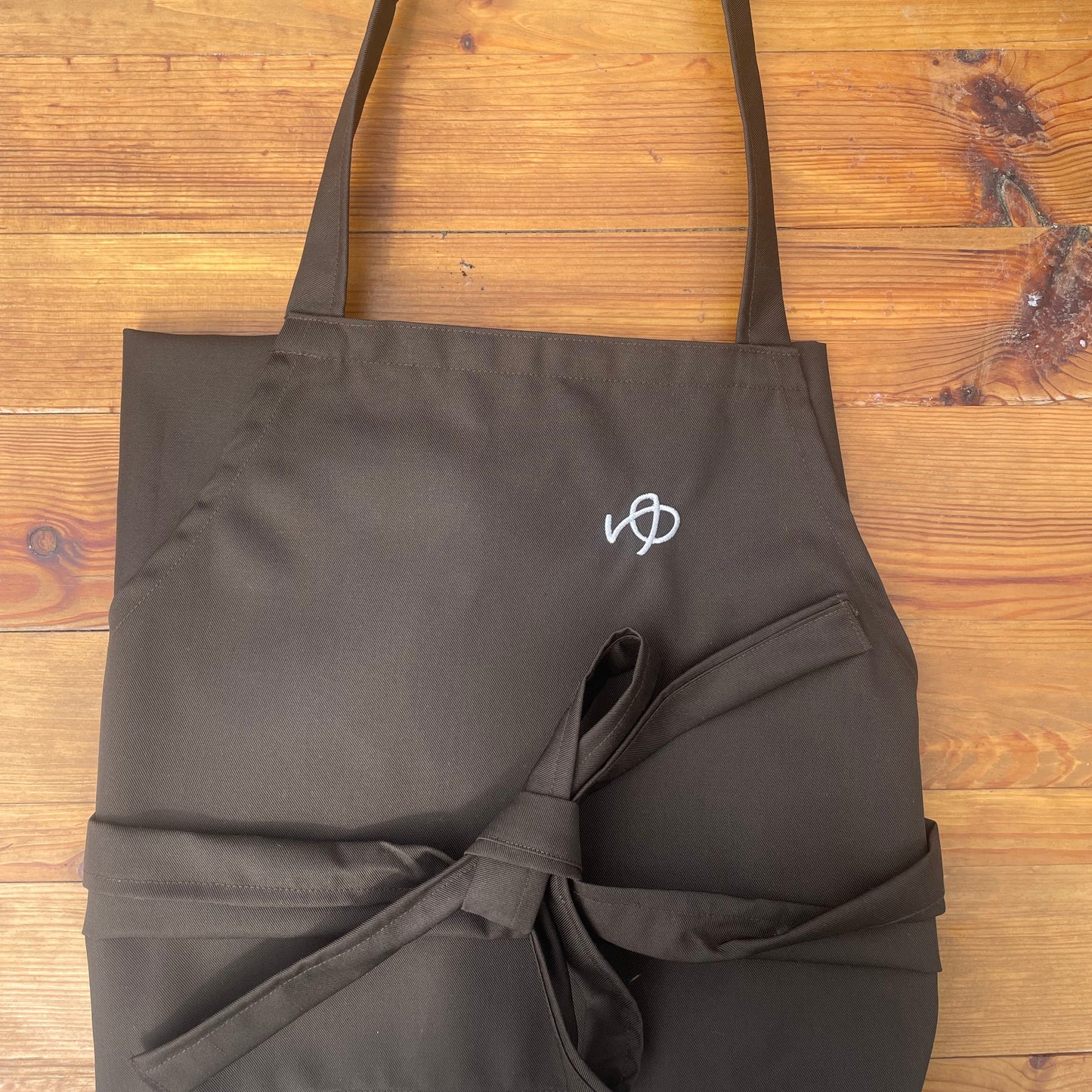 Fartuch kuchenny Yukarinko brązowy