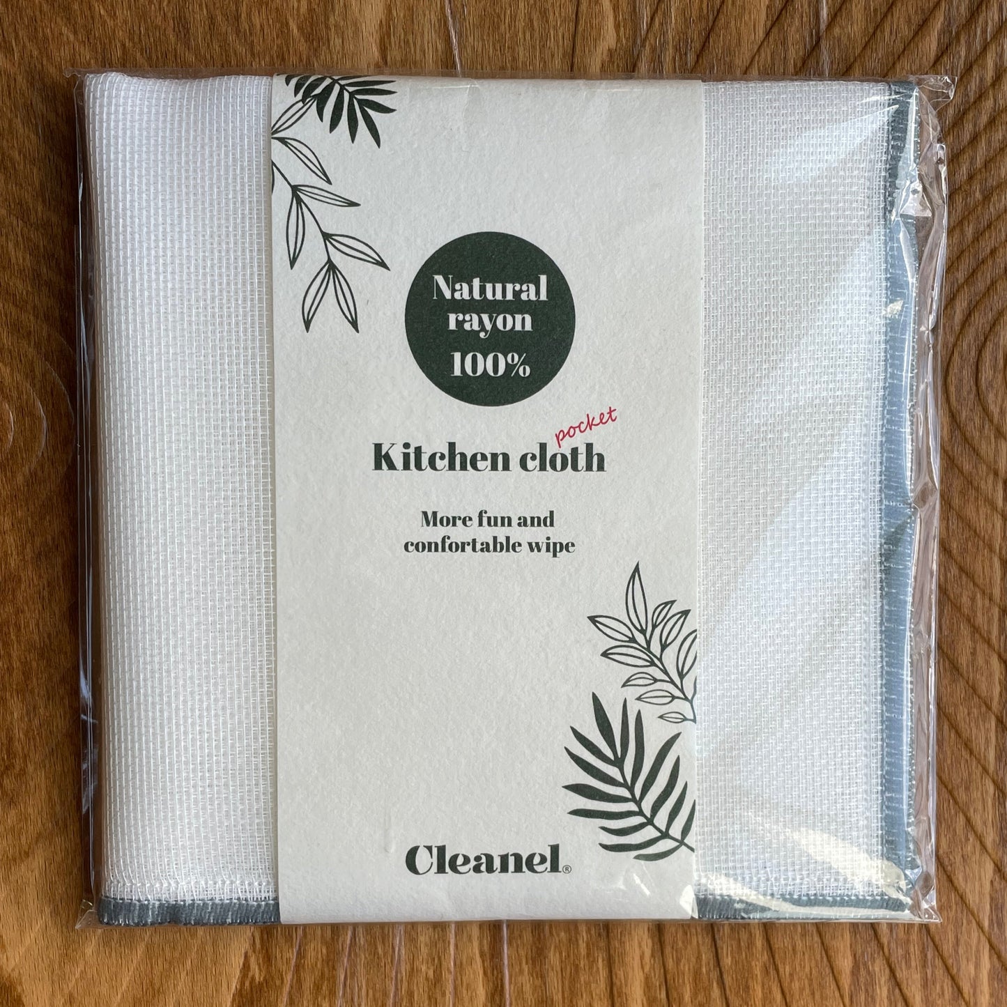 Japońska ściereczka lniana niebieska