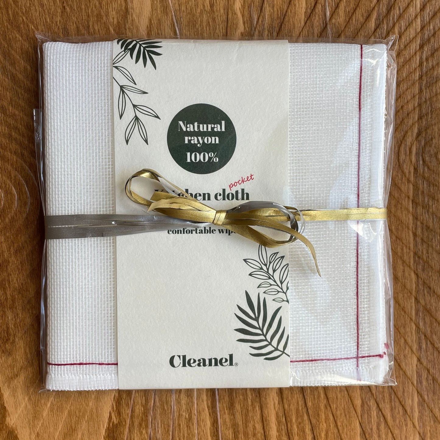 Japońska ściereczka lniana ecru