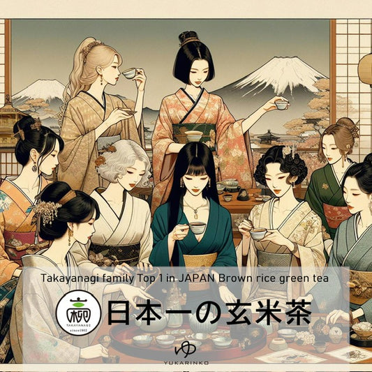 Takayanagi Matcha Genmaicha Zielona Herbata Ryżowa