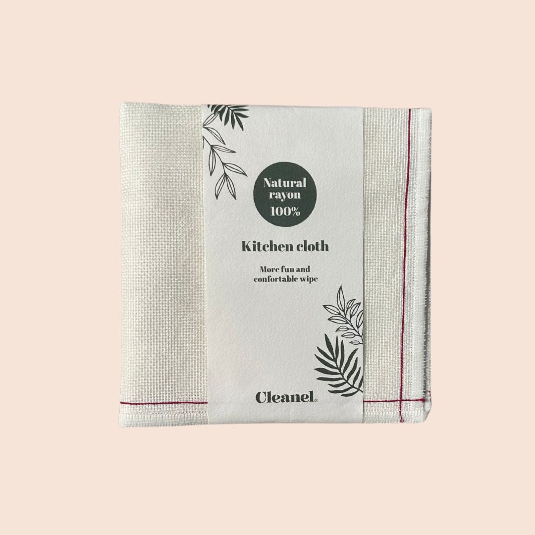 Japońska ściereczka lniana ecru