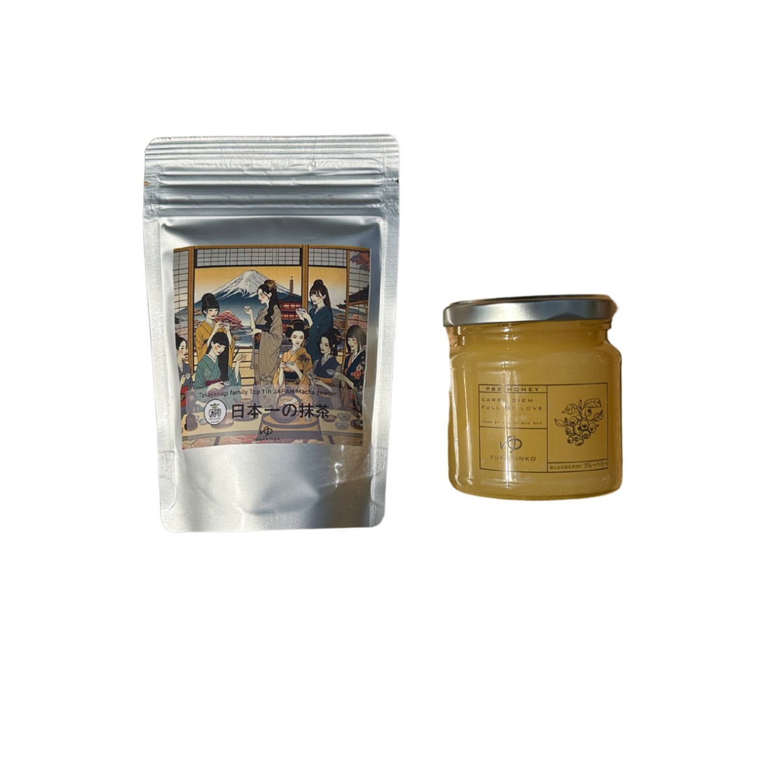 Zestaw podarunkowy Yukarinko – PBB Honey Akacja & Herbata Matcha