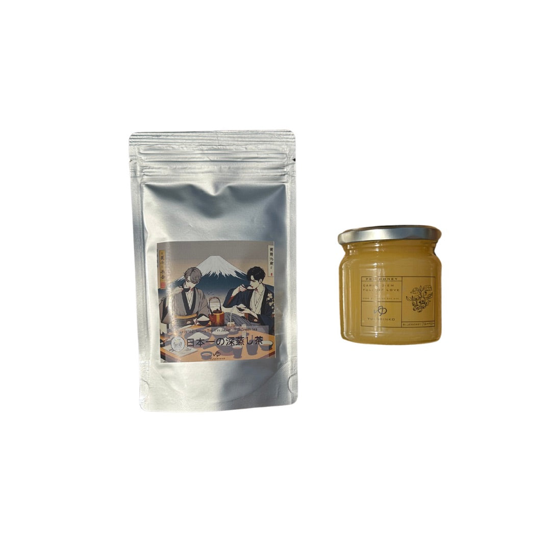 Zestaw podarunkowy Yukarinko – PBB Honey Borówkowy & Herbata Matcha